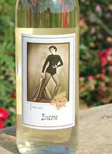 white wine label